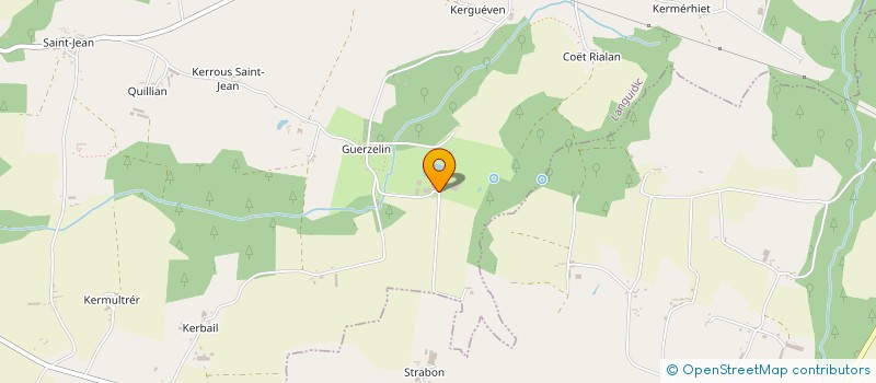 localisation de l'entreprise MONSIEUR YVES GUEHENEC  LANGUIDIC