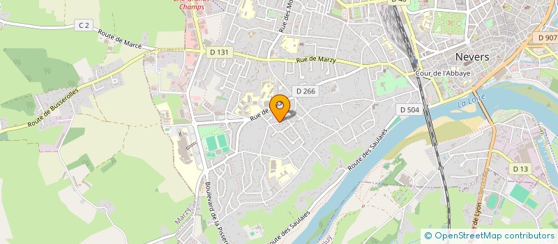 localisation de l'entreprise MONSIEUR YVES GUENAND à NEVERS