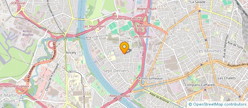 localisation de l'entreprise MONSIEUR YVES GUERARD à TOULOUSE