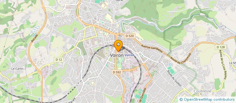 localisation de l'entreprise MONSIEUR YVES GUERRE à VOIRON