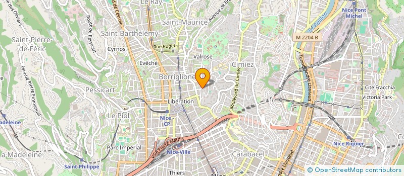 localisation de l'entreprise MONSIEUR YVES GUERUT  NICE