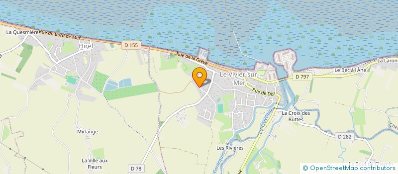 localisation de l'entreprise MONSIEUR YVES GUICHARD à LE VIVIER-SUR-MER