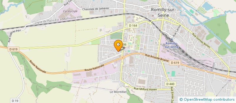 localisation de l'entreprise MONSIEUR YVES GUIDEMANN à ROMILLY-SUR-SEINE