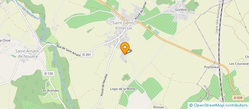localisation de l'entreprise MONSIEUR YVES GUIEAU à SAINT-GENIS-D'HIERSAC