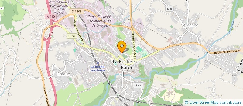 localisation de l'entreprise MONSIEUR YVES GUIGONNAT  LA ROCHE-SUR-FORON