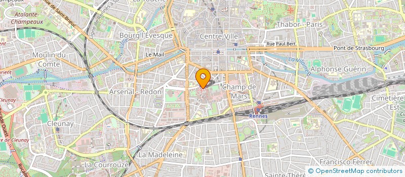 localisation de l'entreprise MONSIEUR YVES GUILLAUME  RENNES