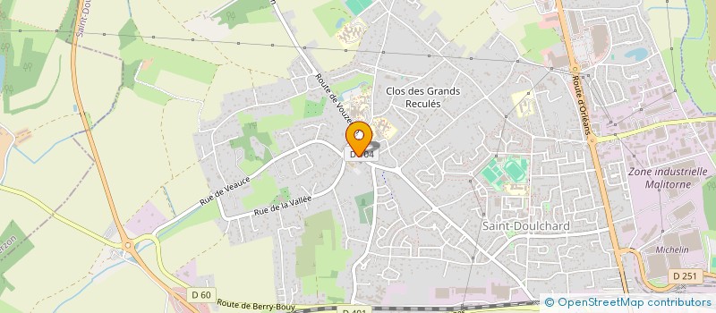 localisation de l'entreprise MONSIEUR YVES GUILLAUMIN  SAINT-DOULCHARD