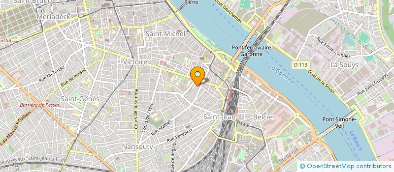 localisation de l'entreprise MONSIEUR YVES GUILLEMAUT  BORDEAUX