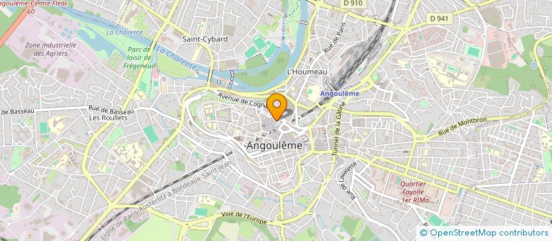 localisation de l'entreprise MONSIEUR YVES GUILLOT à ANGOULEME