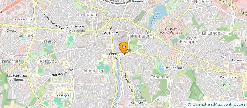 localisation de l'entreprise MONSIEUR YVES GUILLOT à VANNES