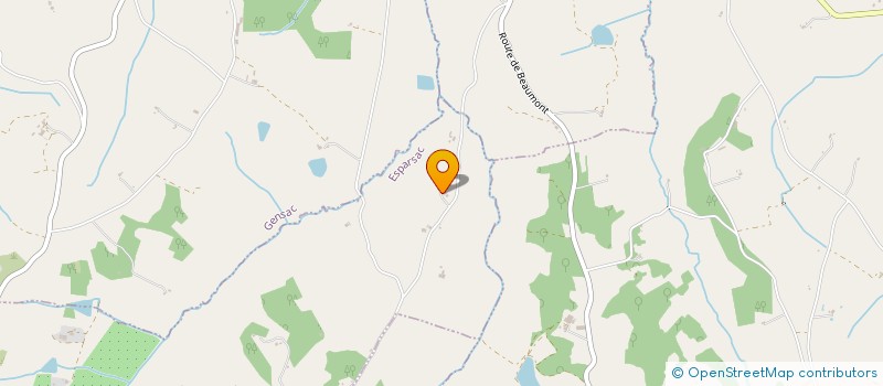 localisation de l'entreprise MONSIEUR YVES GUIRBAL  ESPARSAC