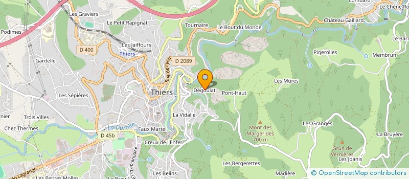 localisation de l'entreprise MONSIEUR YVES GUYOT à THIERS