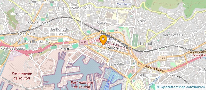 localisation de l'entreprise MONSIEUR YVES HADDAD à TOULON