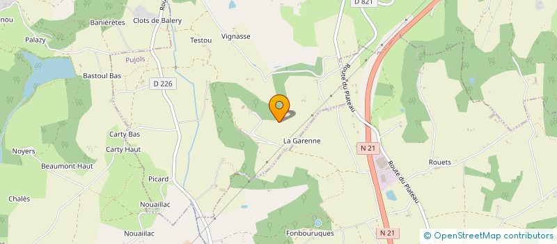 localisation de l'entreprise MONSIEUR YVES HAFNER  PUJOLS