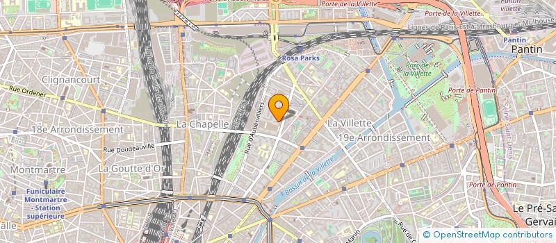 localisation de l'entreprise MONSIEUR YVES HALLAGUE  PARIS