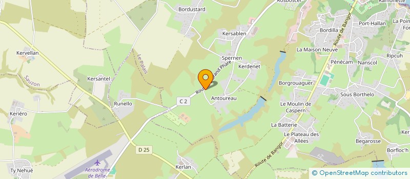 localisation de l'entreprise MONSIEUR YVES HAMON  SAUZON