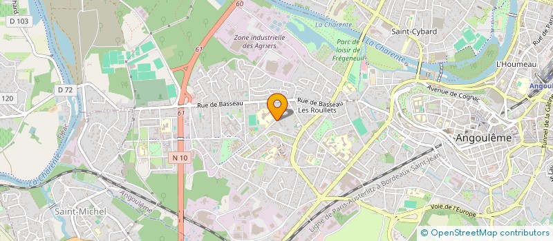 localisation de l'entreprise MONSIEUR YVES HARIN'AINA à ANGOULEME