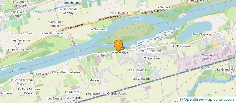 localisation de l'entreprise MONSIEUR YVES HELIE  SAINT-GENOUPH