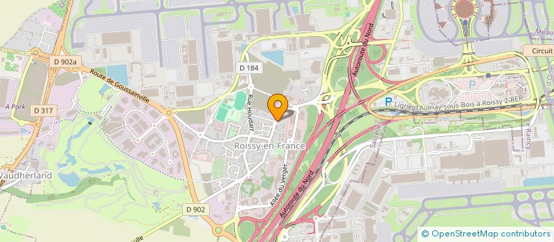 localisation de l'entreprise MONSIEUR YVES HENNEGUY  ROISSY-EN-FRANCE