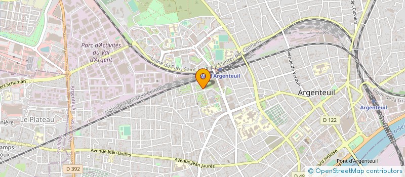 localisation de l'entreprise MONSIEUR YVES-HENRI PEREZ  ARGENTEUIL