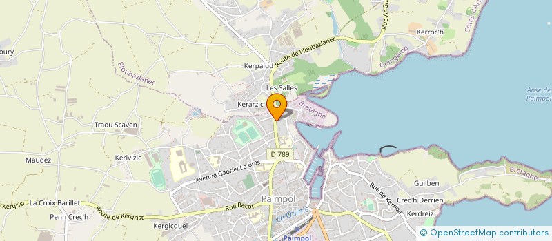 localisation de l'entreprise MONSIEUR YVES HENRY à PAIMPOL