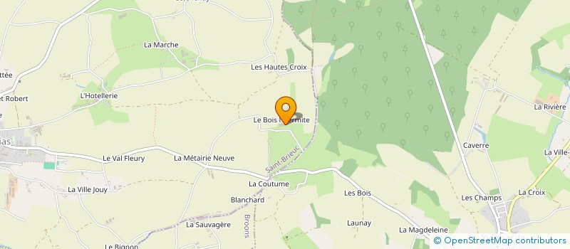 localisation de l'entreprise MONSIEUR YVES HENRY  TREDIAS