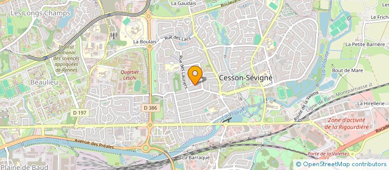 localisation de l'entreprise MONSIEUR YVES HERISSET  CESSON-SEVIGNE