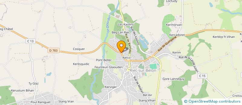 localisation de l'entreprise MONSIEUR YVES HERVE à RIEC-SUR-BELON