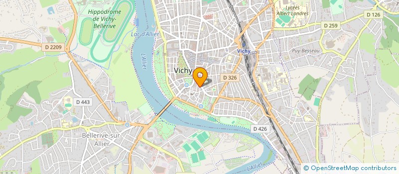 localisation de l'entreprise MONSIEUR YVES HEYNEN à VICHY