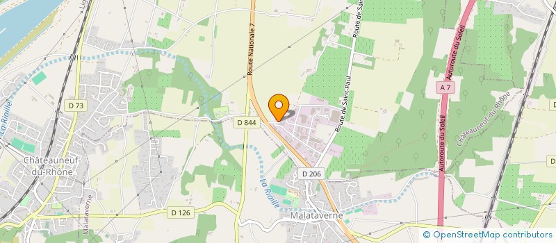 localisation de l'entreprise MONSIEUR YVES HILAIRE  CHATEAUNEUF-DU-RHONE