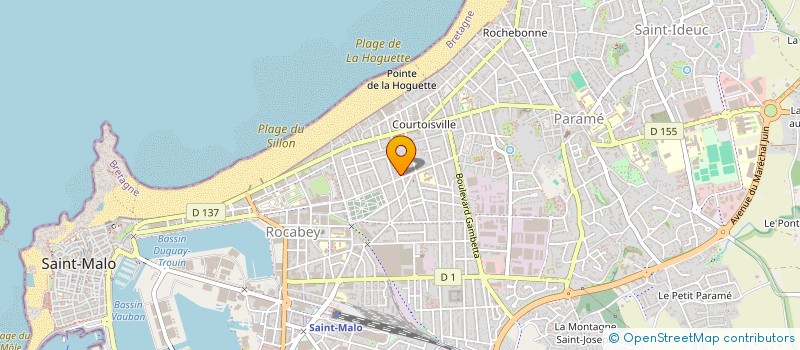 localisation de l'entreprise MONSIEUR YVES HINNEKINT  SAINT-MALO