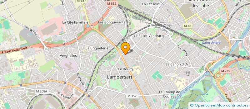 localisation de l'entreprise MONSIEUR YVES HOFFMANN à LAMBERSART