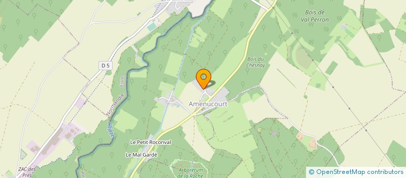 localisation de l'entreprise MONSIEUR YVES HOGOMMAT à AMENUCOURT