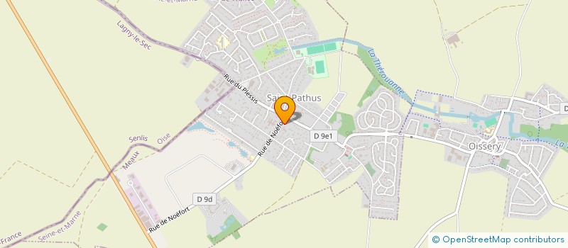 localisation de l'entreprise MONSIEUR YVES HOUNYE  SAINT-PATHUS