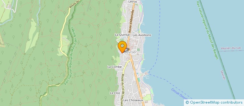 localisation de l'entreprise MONSIEUR YVES HOURET  SEVRIER