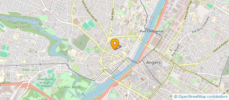 localisation de l'entreprise MONSIEUR YVES HUBERT à ANGERS