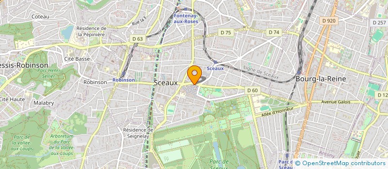 localisation de l'entreprise MONSIEUR YVES HUET à SCEAUX