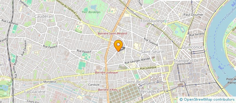 localisation de l'entreprise MONSIEUR YVES HUGAND à BORDEAUX