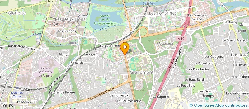 localisation de l'entreprise MONSIEUR YVES HUSTE  TOURS