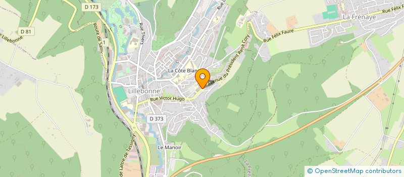 localisation de l'entreprise MONSIEUR YVES JABY  LILLEBONNE