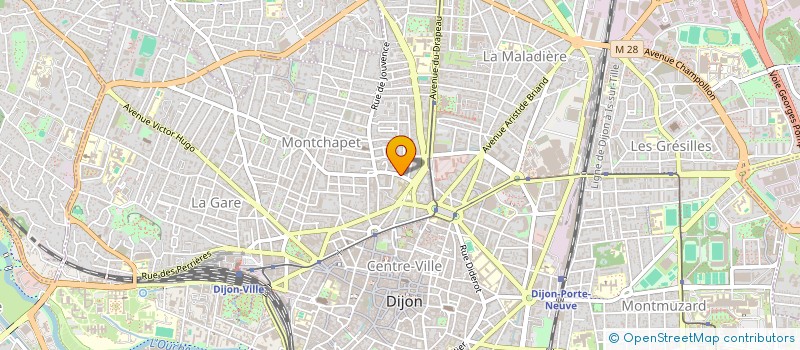 localisation de l'entreprise MONSIEUR YVES JACOTOT à DIJON