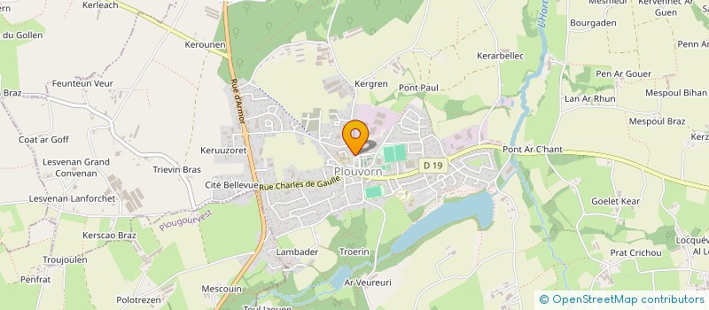 localisation de l'entreprise MONSIEUR YVES JACQ  PLOUVORN