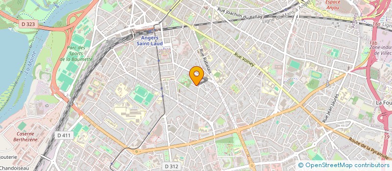 localisation de l'entreprise MONSIEUR YVES JACQUES JEAN RIDEAU  ANGERS