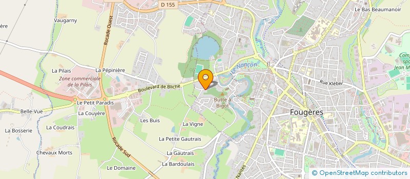 localisation de l'entreprise MONSIEUR YVES JACQUES LOUIS SMAJ  FOUGERES