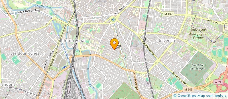 localisation de l'entreprise MONSIEUR YVES JACQUES PAUL BOUIN  DIJON