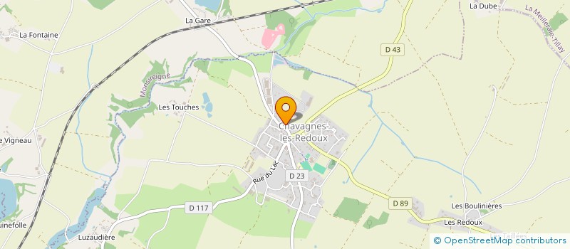 localisation de l'entreprise MONSIEUR YVES JADAUD  CHAVAGNES-LES-REDOUX