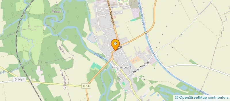 localisation de l'entreprise MONSIEUR YVES JAILLON  FRIGNICOURT