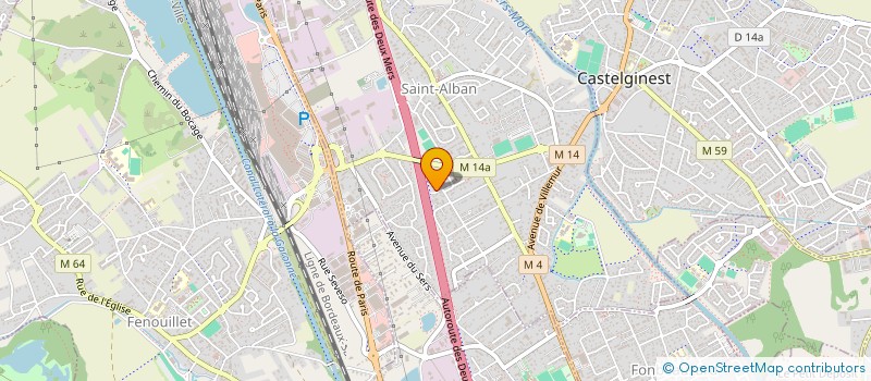 localisation de l'entreprise MONSIEUR YVES JALABERT  SAINT-ALBAN