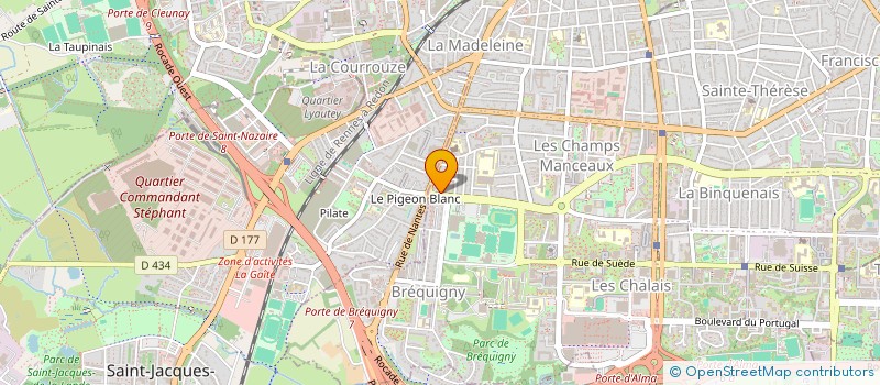 localisation de l'entreprise MONSIEUR YVES JAN  RENNES