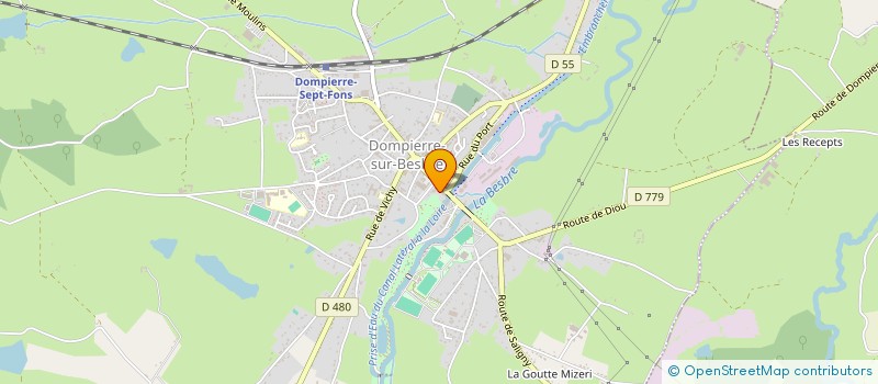localisation de l'entreprise MONSIEUR YVES JARDIN à DOMPIERRE-SUR-BESBRE